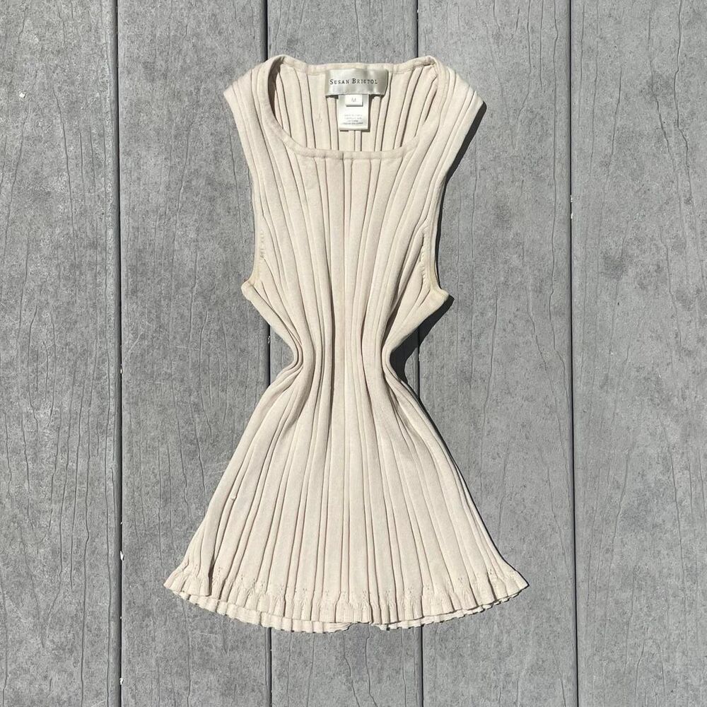 Susan-bristol Women's Cream and Tan Vest